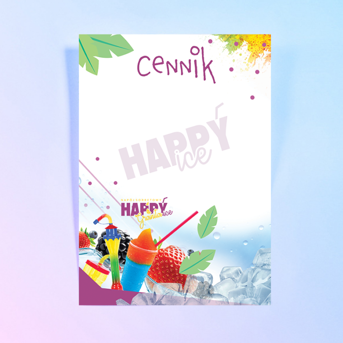 granita-cennik lody granita sorbet slush cennik laminowane
